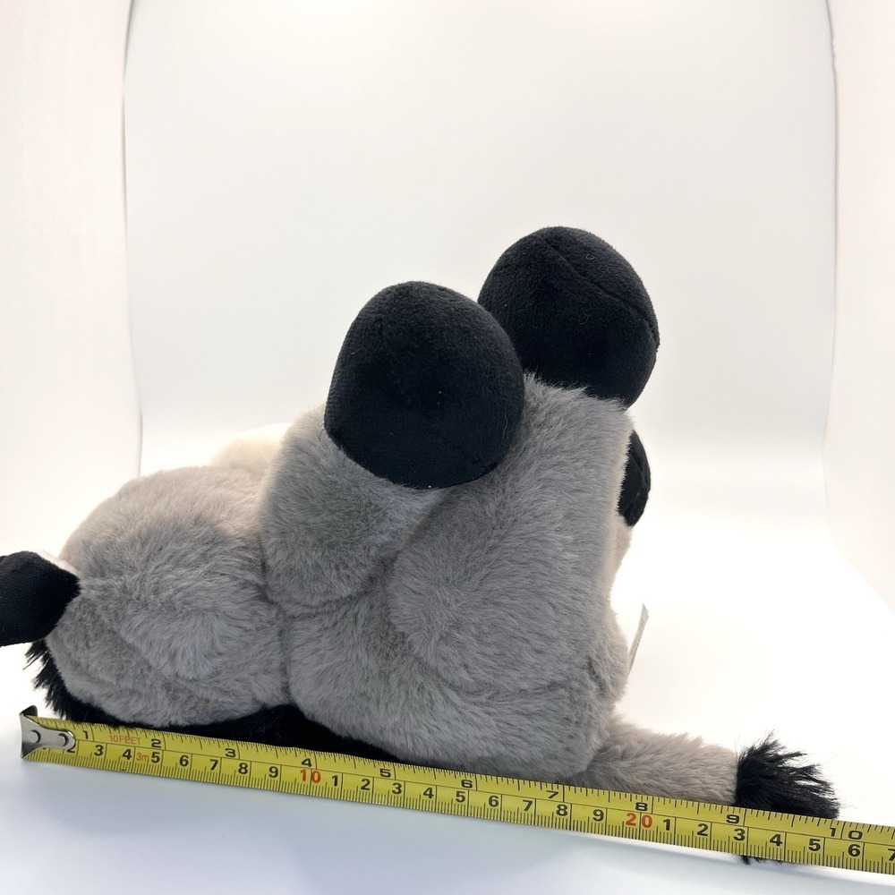 Injoy Sitting Chunky Donkey Plush Gray Black Xtra Soft‎ NWT Cuddle Lovey Retired - Picture 6 of 8